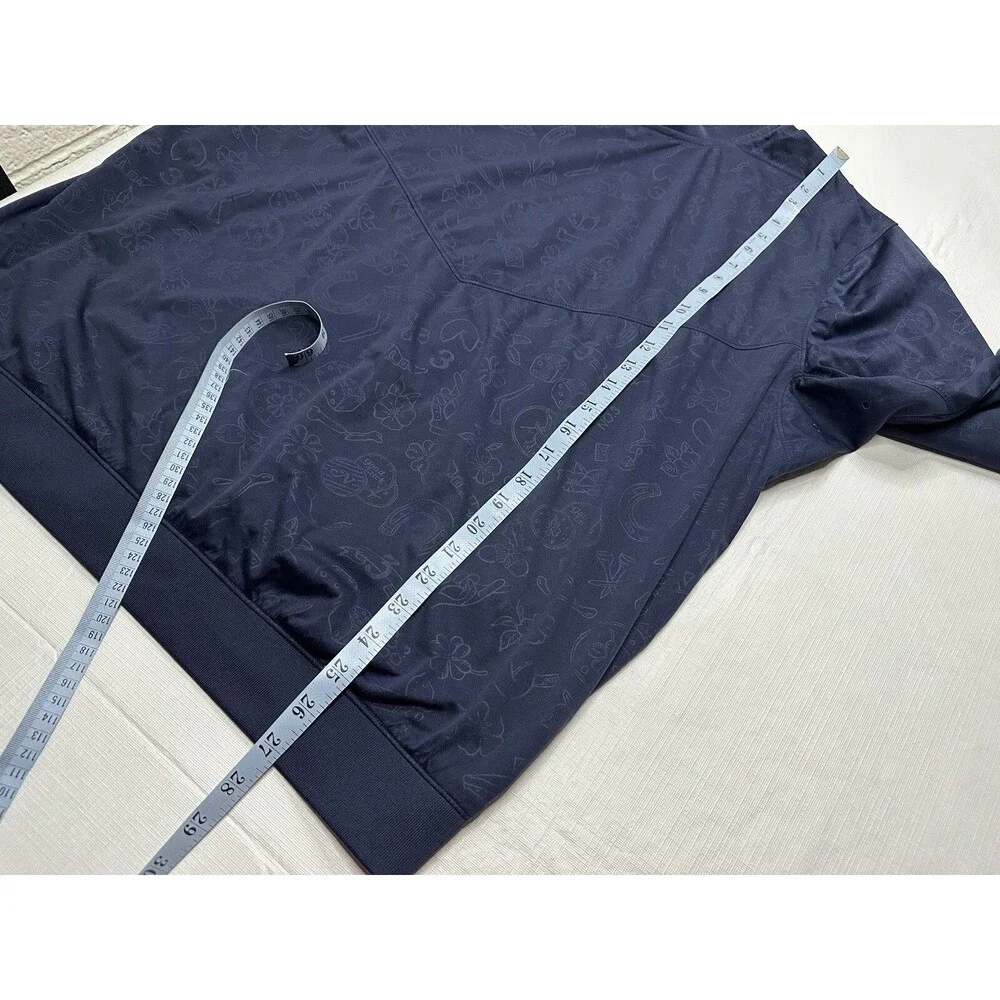 Men's Nike Shield Golf Standard Fit Water Resistant L/S Pullover XXL Navy CK3772